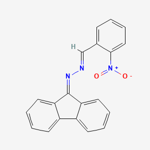 molecular formula C20H13N3O2 B5614461 2-nitrobenzaldehyde 9H-fluoren-9-ylidenehydrazone 