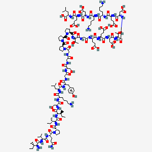 molecular formula C141H226N34O51 B561450 Steroidogenesis-activator polypeptide CAS No. 108563-23-1