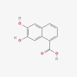 molecular formula C11H8O4 B561454 6,7-Dihydroxynaphthalene-1-carboxylic acid CAS No. 105284-13-7