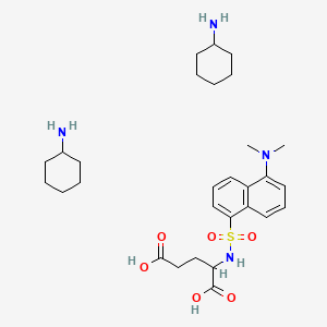 molecular formula C29H46N4O6S B561456 丹磺酰-DL-谷氨酸 CAS No. 102783-69-7