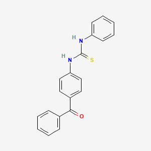 molecular formula C20H16N2OS B5614693 N-(4-benzoylphenyl)-N'-phenylthiourea 