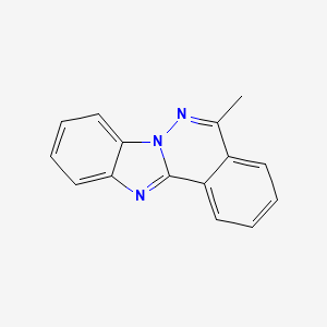 molecular formula C15H11N3 B5614782 5-methylbenzimidazo[2,1-a]phthalazine 