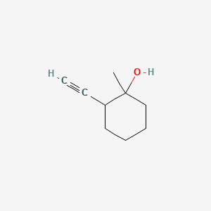 molecular formula C9H14O B561480 2-Ethynyl-1-methylcyclohexan-1-ol CAS No. 102877-94-1