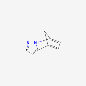 molecular formula C8H6N2 B561493 4,7-Methanopyrazolo[1,5-a]pyridine CAS No. 109640-49-5