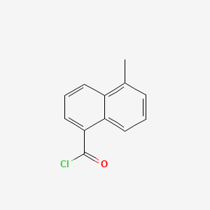 molecular formula C12H9ClO B561509 5-Methylnaphthalene-1-carbonyl chloride CAS No. 101665-68-3
