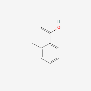 molecular formula C9H10O B561513 1-(2-Methylphenyl)ethen-1-ol CAS No. 107557-18-6