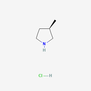 molecular formula C5H12ClN B561514 (R)-3-methylpyrrolidine hydrochloride CAS No. 235093-98-8