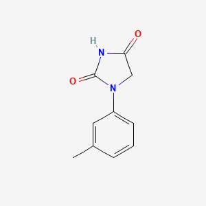 molecular formula C10H10N2O2 B5615177 1-(3-methylphenyl)-2,4-imidazolidinedione CAS No. 32549-32-9