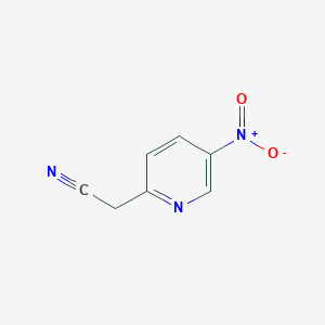 molecular formula C7H5N3O2 B056153 5-Nitro-2-pyridineacetonitrile CAS No. 123846-66-2
