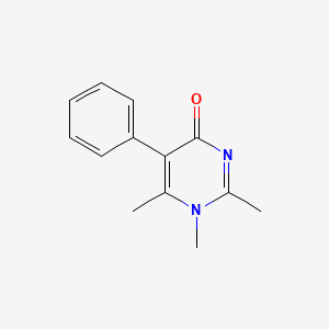 molecular formula C13H14N2O B5615395 1,2,6-trimethyl-5-phenyl-4(1H)-pyrimidinone 