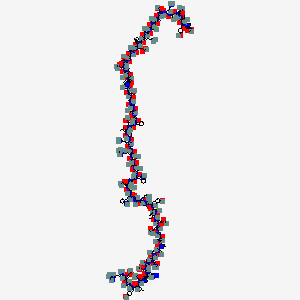 molecular formula C305H468N86O100S10 B561540 神经毒素 III（半带海蛇减毒） CAS No. 75433-28-2