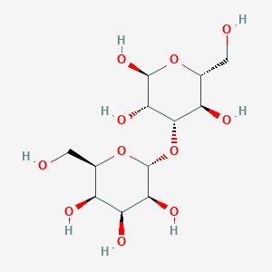 molecular formula C12H22O11 B056155 3-O-Talopyranosylmannopyranoside CAS No. 123050-23-7