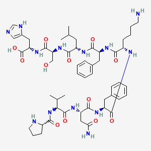 molecular formula C53H77N13O12 B561553 Hemopressin CAS No. 568588-77-2