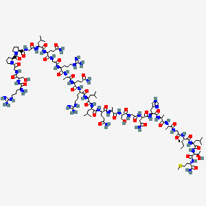 molecular formula C120H206N44O35S B561557 [Ala11,D-Leu15]-Orexin B 