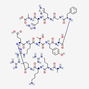 molecular formula C74H114N28O20 B561564 AKTide-2T CAS No. 324029-01-8