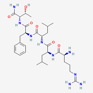 molecular formula C31H53N9O6 B561576 Rllft-NH2 CAS No. 447408-68-6