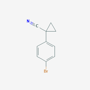 molecular formula C10H8BrN B056158 1-(4-溴苯基)环丙烷甲腈 CAS No. 124276-67-1