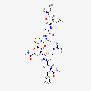 molecular formula C40H65N13O10 B561583 Neuropeptide SF (mouse, rat) CAS No. 230960-31-3