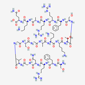molecular formula C93H156N34O27 B561598 Neuropeptide S (Mouse) CAS No. 412938-74-0