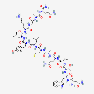 molecular formula C74H114N20O19S B561601 Spexin CAS No. 1370290-58-6