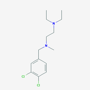 molecular formula C14H22Cl2N2 B5616037 (3,4-dichlorobenzyl)[2-(diethylamino)ethyl]methylamine 