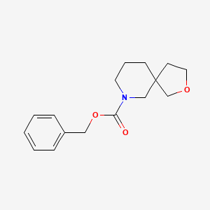 molecular formula C16H21NO3 B5616134 benzyl 2-oxa-7-azaspiro[4.5]decane-7-carboxylate 