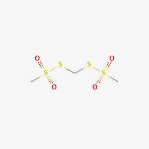 molecular formula C3H8O4S4 B561624 1,1-Methanediyl bismethanethiosulfonate CAS No. 22418-52-6