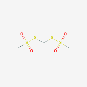 molecular formula C3H8O4S4 B561624 Bis(méthanethiosulfonate) de méthanediyle-1,1 CAS No. 22418-52-6