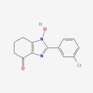 2-(3-chlorophenyl)-1-hydroxy-1,5,6,7-tetrahydro-4H-benzimidazol-4-one