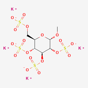 Methyl a-D-glucopyranoside 2,3,4,6-tetrasulfate potassium salt