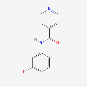 molecular formula C12H9FN2O B5616527 N-(3-fluorophenyl)isonicotinamide CAS No. 68279-94-7