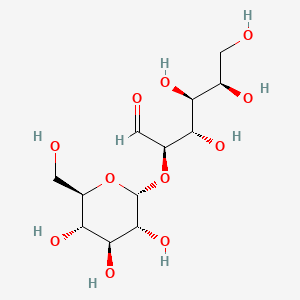 molecular formula C12H22O11 B561656 2-O-(α-D-吡喃葡萄糖基)-D-半乳糖 CAS No. 7368-73-2