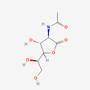 molecular formula C8H13NO6 B561661 2-Acetamido-2-deoxy-D-galactono-1,4-lactone CAS No. 28876-38-2