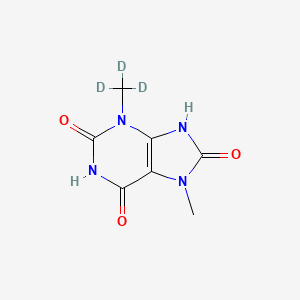 molecular formula C7H8N4O3 B561666 7-Methyl-3-(trideuteromethyl)uric Acid CAS No. 383160-11-0