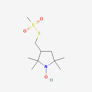 1-Hydroxy-2,2,5,5-tetramethyl-3-(methylsulfonylsulfanylmethyl)pyrrolidine
