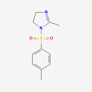 molecular formula C11H14N2O2S B5616768 2-methyl-1-[(4-methylphenyl)sulfonyl]-4,5-dihydro-1H-imidazole 