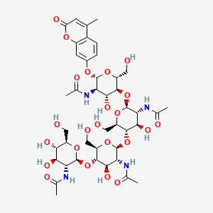 4-Methylumbelliferyl N,N',N'',N'''-tetraacetyl-b-D-chitotetraoside