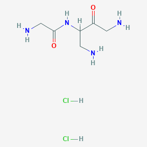 molecular formula C6H16Cl2N4O2 B561693 二甘氨酰乙二胺，二盐酸盐 CAS No. 355115-87-6