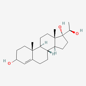 molecular formula C21H34O3 B561698 (20R)-Pregn-4-ene-3,17,20-triol CAS No. 384342-63-6