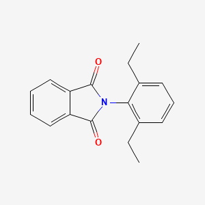 molecular formula C18H17NO2 B5616984 2-(2,6-diethylphenyl)-1H-isoindole-1,3(2H)-dione CAS No. 53034-44-9