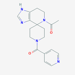 5-acetyl-1'-isonicotinoyl-1,5,6,7-tetrahydrospiro[imidazo[4,5-c]pyridine-4,4'-piperidine]
