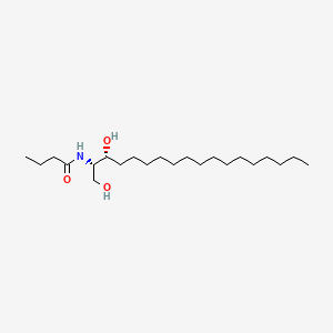 molecular formula C22H45NO3 B561705 N-[(2S,3R)-1,3-二羟基十八烷-2-基]丁酰胺 CAS No. 202467-76-3