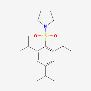 molecular formula C19H31NO2S B5617083 1-[(2,4,6-triisopropylphenyl)sulfonyl]pyrrolidine 