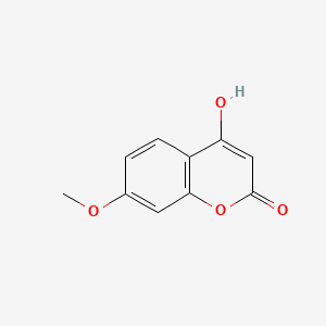 molecular formula C10H8O4 B561722 4-羟基-7-甲氧基香豆素 CAS No. 17575-15-4