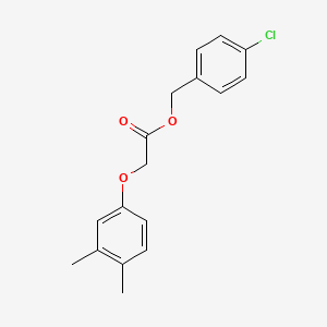 molecular formula C17H17ClO3 B5617291 4-chlorobenzyl (3,4-dimethylphenoxy)acetate 