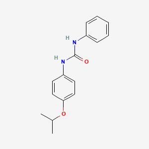 molecular formula C16H18N2O2 B5617298 N-(4-isopropoxyphenyl)-N'-phenylurea 