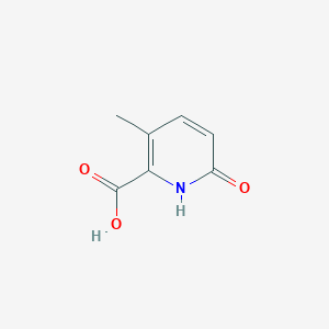 molecular formula C7H7NO3 B056173 6-羟基-3-甲基吡啶-2-甲酸 CAS No. 115185-81-4