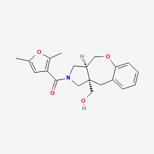 [(3aS*,10aS*)-2-(2,5-dimethyl-3-furoyl)-2,3,3a,4-tetrahydro-1H-[1]benzoxepino[3,4-c]pyrrol-10a(10H)-yl]methanol