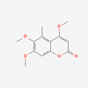 4,6,7-Trimethoxy-5-methylcoumarin