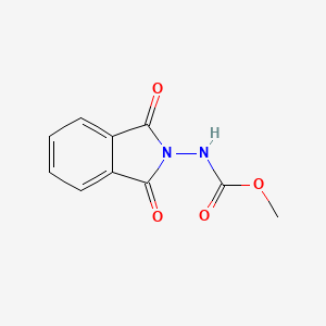 molecular formula C10H8N2O4 B5617411 methyl (1,3-dioxo-1,3-dihydro-2H-isoindol-2-yl)carbamate 